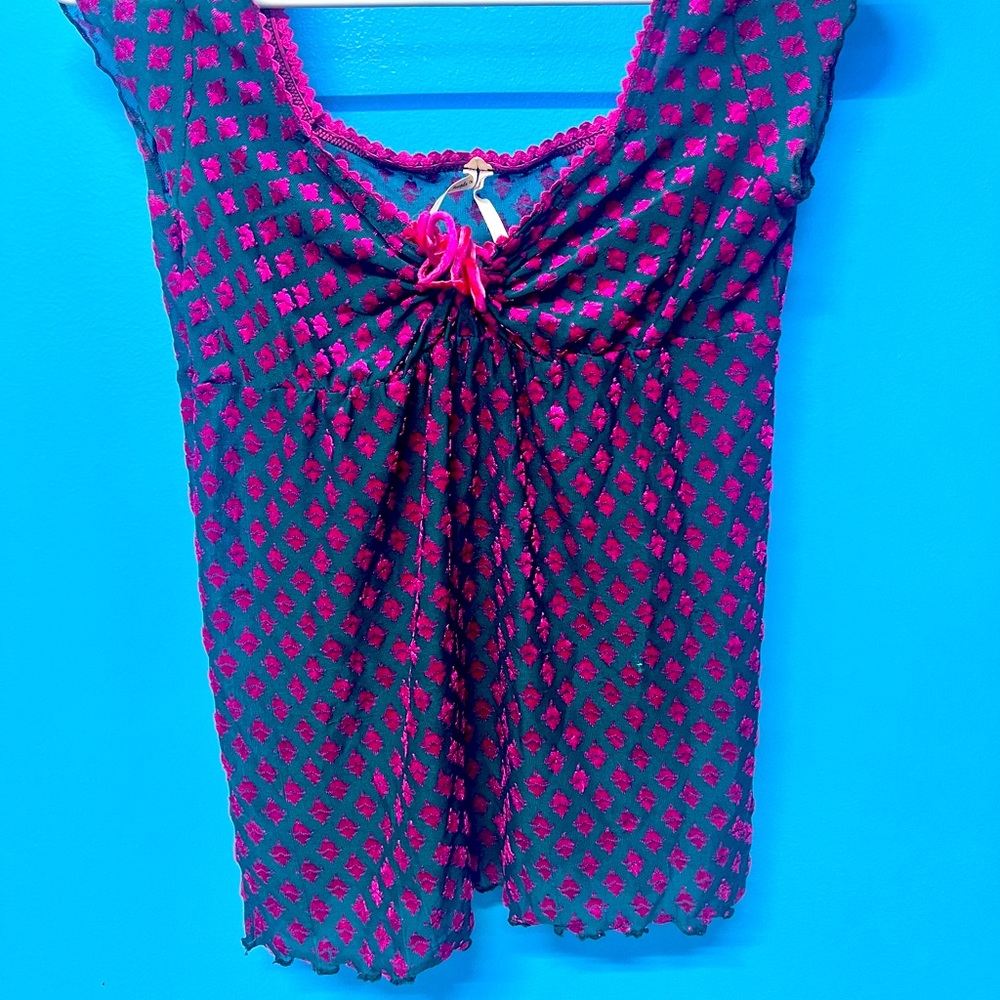 Vintage mesh top by free people